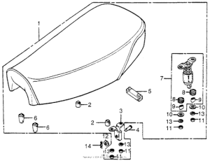 XL175 Сиденье