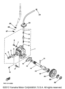 RT180J Масляный насос