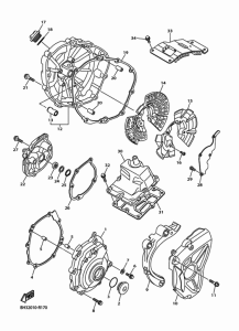 YZF-R1 RaceBase クランクケ-スカバ- 1