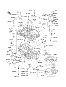 ER500 Картер двигателя