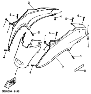 YH50 Боковые обтекатели