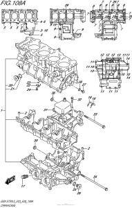GSX-S750 Картер двигателя