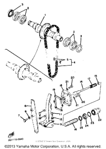 XS650SJ Camshaft-chain
