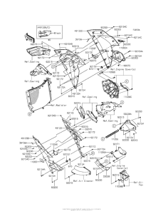 ZX1000 Cowling Lowers (Ngf)
