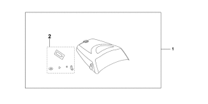 CBF600 (Naked) Seat cowl*nha48m*