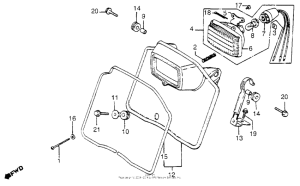 XR185 Headlight + headlight case