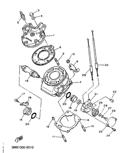 TDR125 Цилиндры