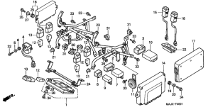 ST1100 (ABS/ TCS) Кронштейн крепления 