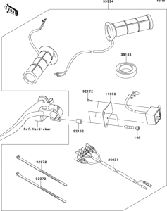 ZX1000 Accessory(grip heater)