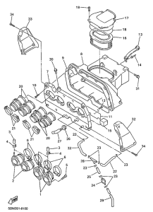 FZS600 Впускная система