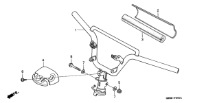 SFX50 Steering handle /  handle cover