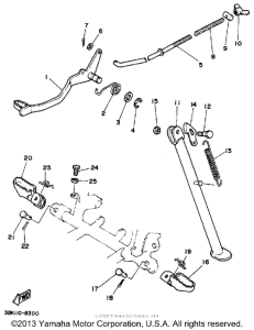 DT50LC Stand - footrest