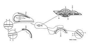 VT1100C2 Stripe / mark