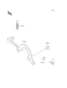  Педаль тормоза