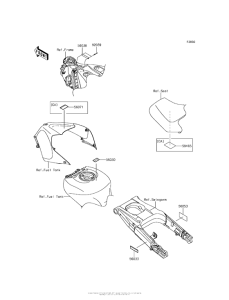 ZX1400 Лейбл предостережения