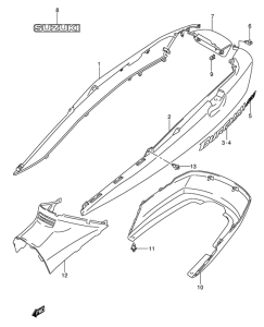 AN400 Обтекатель задний