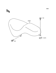 BN125 Сиденье
