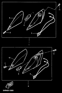 CW50RS Поворотники