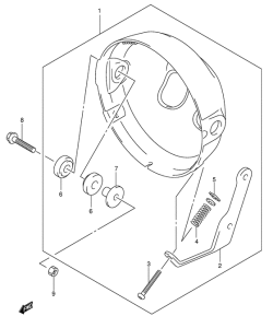 SV1000 Фара головного света