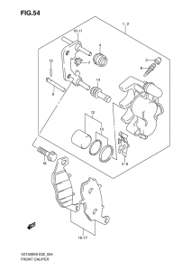 VZ1500 Frront caliper