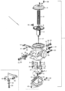 SL350 Right carburetor