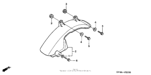 CH80 Задний бампер
