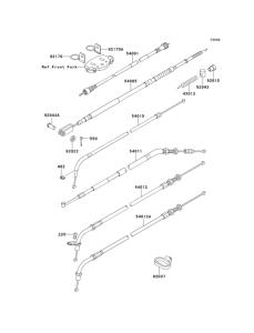 EN500 Тросы управления