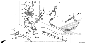 GL1800 Цилиндр сцепления