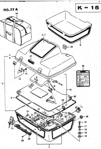 GV1400 Coffre  bagages inferieur