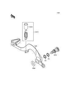  ブレーキペダル