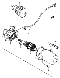 AP50 Стартерный мотор