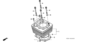XR250R Цилиндры