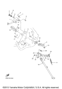 WR426FP Подножки