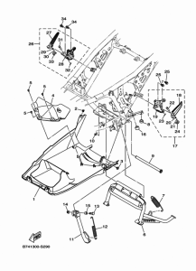CZD300A Stand & footrest