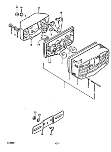 GS450 Задний комбинированный сигнал
