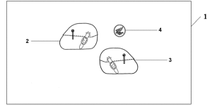 VTX1300S Leather saddlebag set