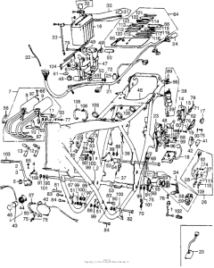 CB550 Frame + wire harness