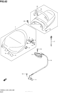 VZ800 Сиденье