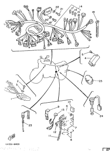 RD350LC Электрика 1