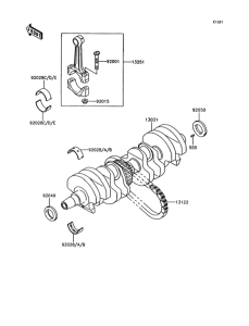 Z750 Коленвал