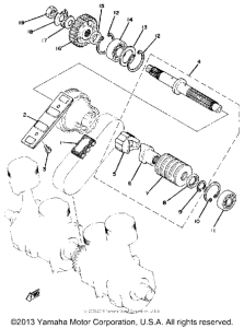 XS1100E Primary chain-shaft