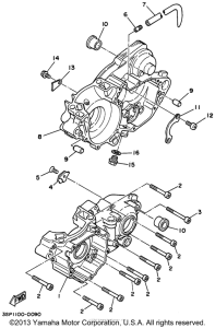  Картер двигателя