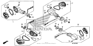 CBR600RR (ABS) Сигналы поворотов