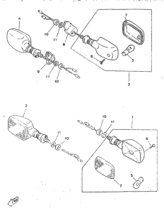 SR250 Поворотники