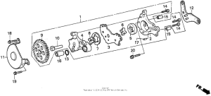 XR250L Масляный насос