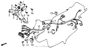 CB650SC Wire harness + ignition coil