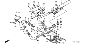 VT1100C2 Глушитель
