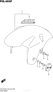 GSX-R1000 Front Fender (Gsx-R1000Al7 E28) (Ysf,yvz)