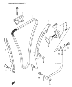 GSX-R600 Держатель направляющей
