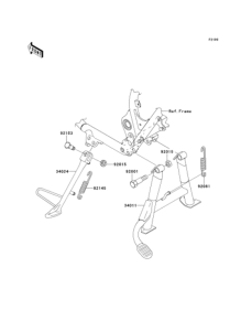EJ650 Подножка